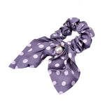Purple hair tie with beads nz
