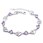 Purple heart bracelet Type nz