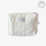 Quilted toiletry bag White nz