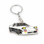 Racing car keychain Grey nz