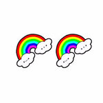 Rainbow cloud earrings nz