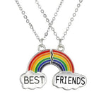 Rainbow friendship necklace nz