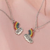 Rainbow friendship necklace nz