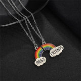 Rainbow friendship necklace nz