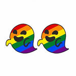 Rainbow ghost earrings nz