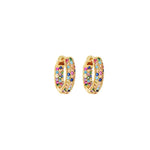Rainbow hoop earrings nz