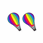Rainbow hot air balloon earrings nz