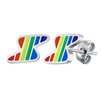 Rainbow lightning earrings nz