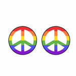 Rainbow peace earrings nz