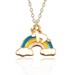 Rainbow unicorn necklace nz