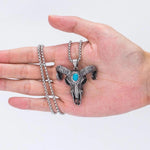Ram skull necklace nz
