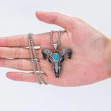 Ram skull necklace nz