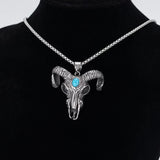 Ram skull necklace nz