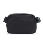 Rectangular waist bag Black nz