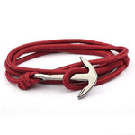 Red Anchor Bracelet Dark red nz