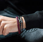 Red and Black Infinity Bracelet nz