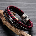 Red and Black Infinity Bracelet nz