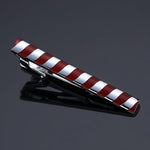 Red and silver tie pin nz
