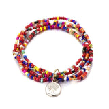 Red bohemian tree of life bracelet nz