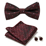 Red bow tie with dots nz