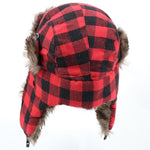Red checkered ushanka nz