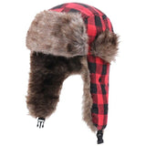 Red checkered ushanka nz