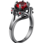 Red dragon crystal ring nz