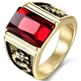Red dragon ring 57 mm nz