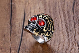 Red Eye Skull Ring nz