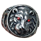 Red Eyes Lion Ring 54.5 mm nz
