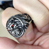 Red Eyes Lion Ring nz