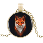 Red Fox Necklace Bronze nz