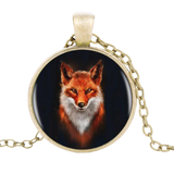 Red Fox Necklace Bronze nz