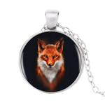Red Fox Necklace Silver nz