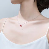 Red heart necklace nz
