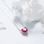 Red heart necklace nz