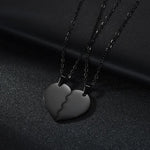 Removable heart pendant Black nz