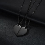 Removable heart pendant Black nz