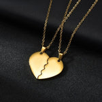 Removable heart pendant Gold nz