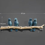 Resin key holder 4 bluebirds nz