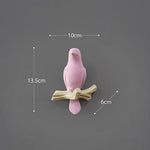 Resin key holder Pink bird nz