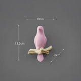 Resin key holder Pink bird nz