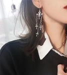 Retro cross drop earrings nz