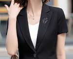 Retro flower brooch Black nz