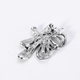 Retro flower brooch Black nz