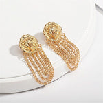 Retro lion earrings nz