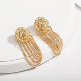 Retro lion earrings nz
