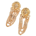 Retro lion earrings nz