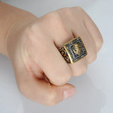 Retro lion ring nz