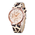 Retro quartz clock Leopard colour nz